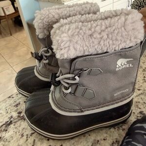 Sorel Black and Gray Winter Boots